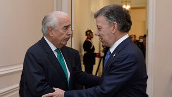 Santos también recibió al ex