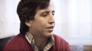 El disparo impactó en una