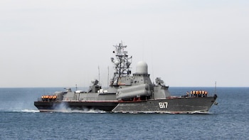 La corbeta rusa “Mirazh” en