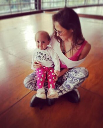 Barby y su hija Elenita