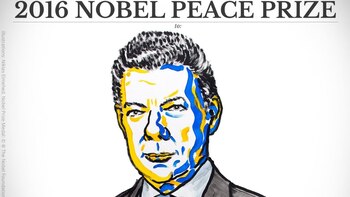 Juan Manuel Santos recibió el