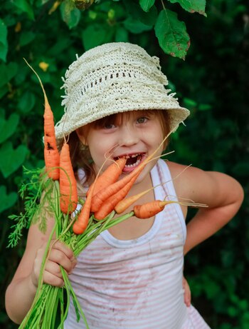 La zanahoria es un fuerte aliado en la alimentación de los más chicos (Istock)
