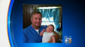 Jerry Hawk y su hijo.