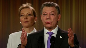 Juan Manuel Santos fue distinguido