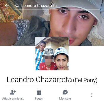 Leandro Chazarreta, en su foto
