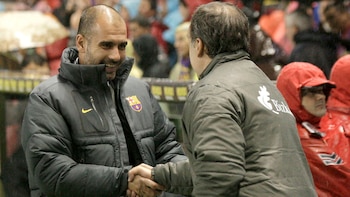 Los entrenadores se enfrentaron tres veces, con dos triunfos para Pep y un empate.