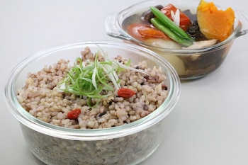 El arroz integral y los vegetales, dos clásicos