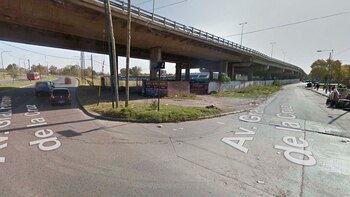 La esquina donde el policía