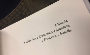 La dedicatoria del libro de Mauro Icardi