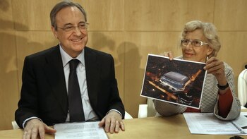 Florentino Pérez, presidente del Real