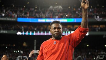El dominicano David Ortiz en su partido despedida de las Grandes Ligas (Reuters)
