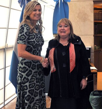 La reina de Holanda, Máxima