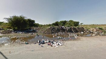 El descampado donde se encontró