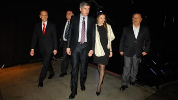 Marcos Peña y Eduardo Duhalde