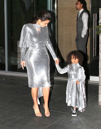 Kim Kardashian y su hija
