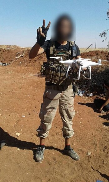 Un combatiente del Estado Islámico