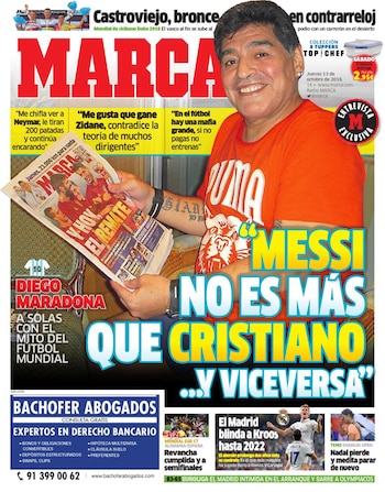 Maradona fue el protagonista de