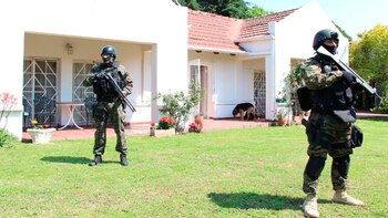 Fotos de los allanamientos