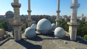 Una mezquita en Alepo