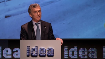 El presidente Mauricio Macri en