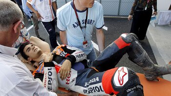 Dani Pedrosa fue trasladado en