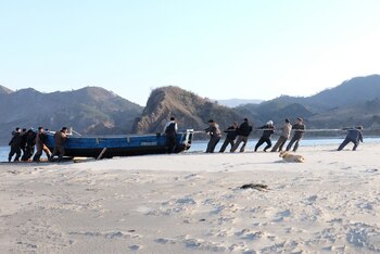 A falta de combustible, los