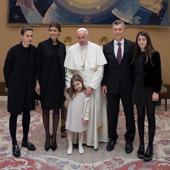 Mauricio Macri y su familia,