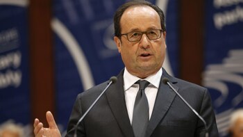 François Hollande, presidente de Francia