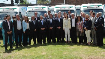 Participaron varios dirigentes del acto