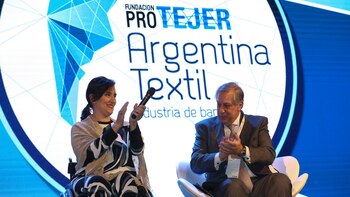 La vicepresidente, Gabriela Michetti, les