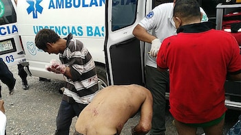 Los seis mutilados fueron atentidos