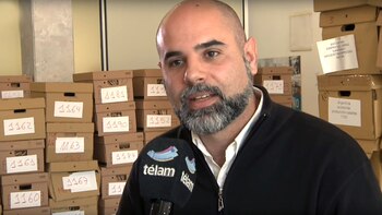 Maximiliano en una entrevista con