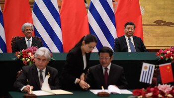 Ambos presidentes escenificaron su sintonía