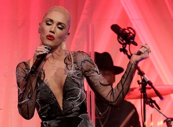 La cantante Gwen Stefani brindó un show durante la cena de Estado
