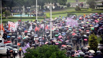 La Plata también salió a