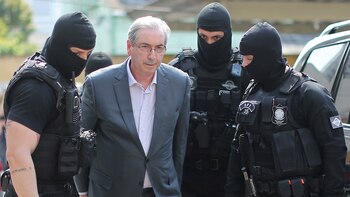Eduardo Cunha, al ser detenido