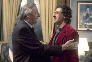 Charly con el ex presidente