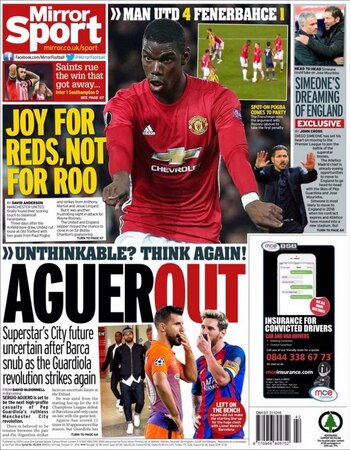 La tapa de Mirror Sport