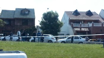 El lugar del tiroteo (@drclaudiosalud)