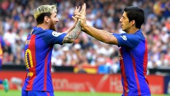 Messi y Suárez, los goleadores