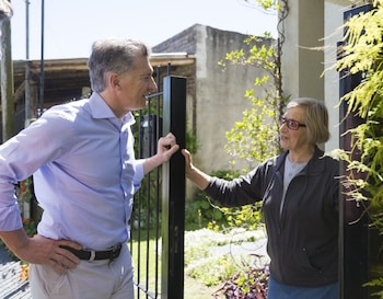 Macri recorrió la localidad bonaerense