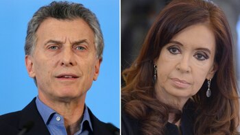 Mauricio Macri y Cristina Kirchner