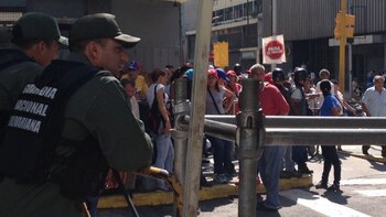 La Guardia Nacional acordonó las