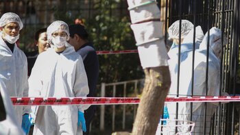 La policía científica trabajó en