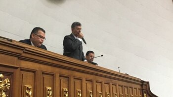 Henry Ramos Allup, durante su