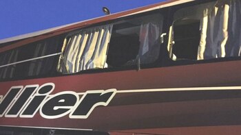 Así quedó el micro del