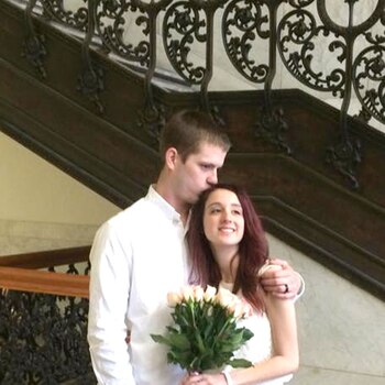 La pareja quedó devastada luego