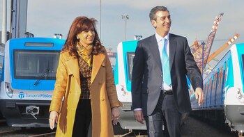 Randazzo junto a Cristina Kirchner,