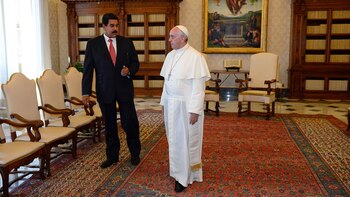 El Papa Francisco, recibió al