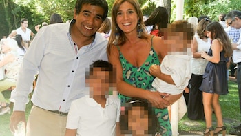 Javier Walter, su mujer Sol